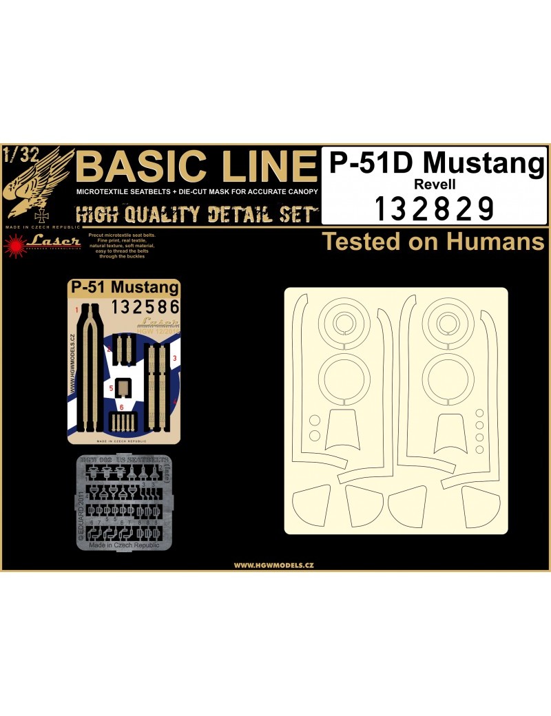 HGW - P-51D Mustang - Basic Line 1/32 (RVL) - 132829