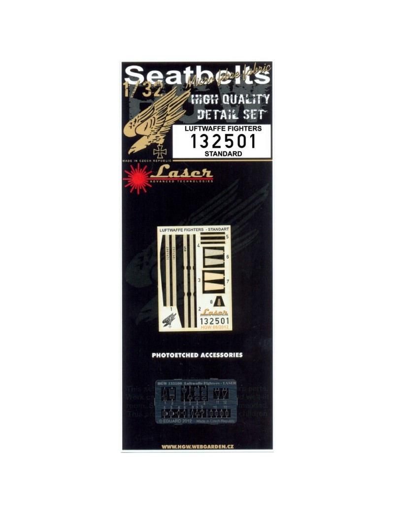 HGW - Luftwaffe Fighters (Standard) - Seatbelts  - 132501