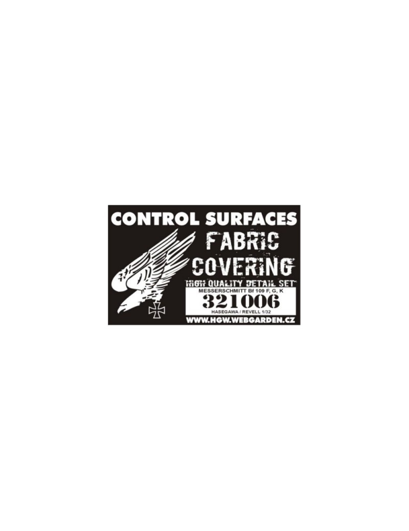 HGW - Bf 109F/G/K - Control Surfaces - 321006