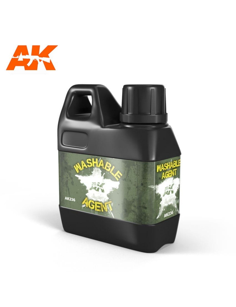 AK - Washable Agent to Convert Acrylic Paint to Wash Effect 100ml Bottle - 236