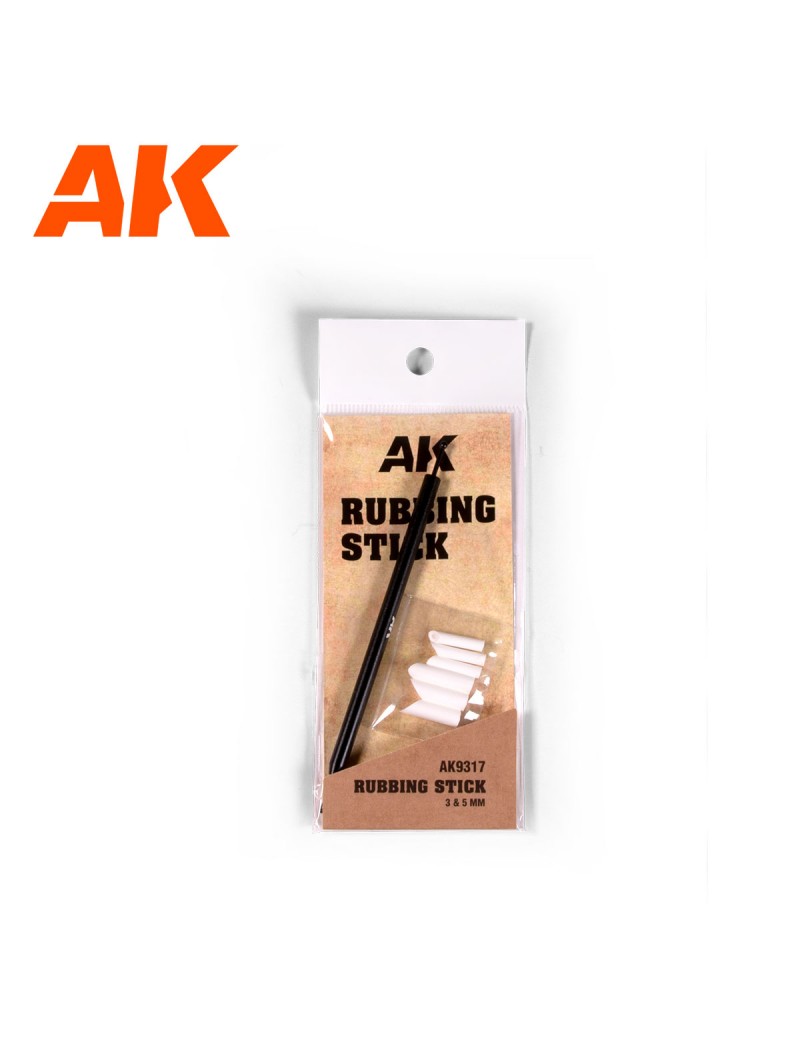 AK - Rubber Stick w/3mm and 5mm tips - 9317