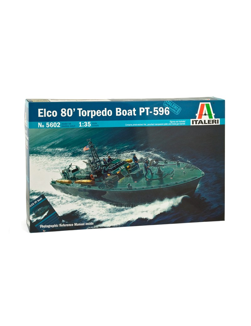 Italeri - 1/35 ELCO 80' PT - 596 Torpedo Boat - 5602