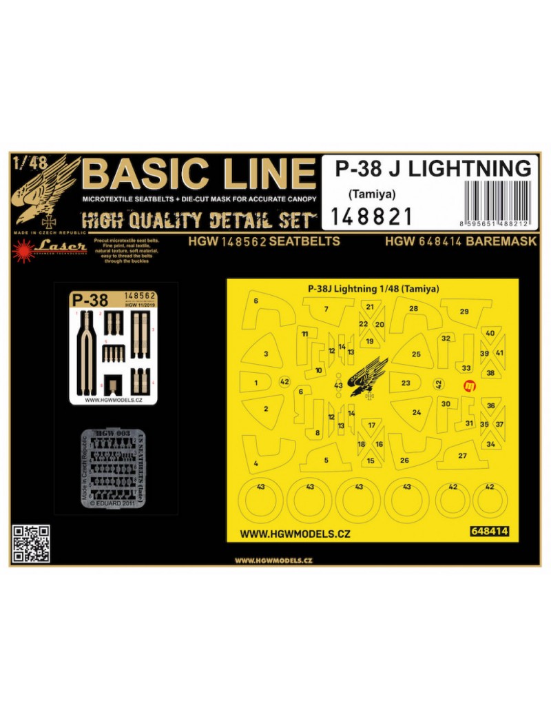 HGW - P-38J Lightning - Basic Line 1/48 - 148821