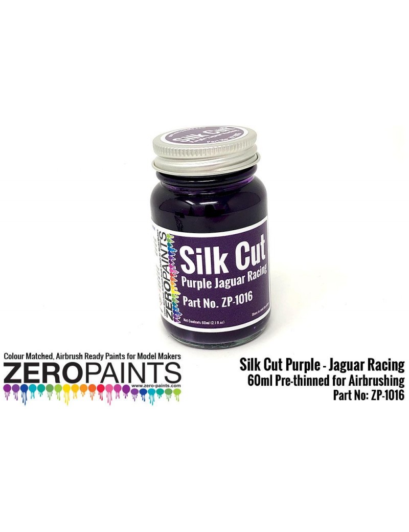 ZP - Silk Cut Purple Jaguar Racing Paint 60ml  - 1016