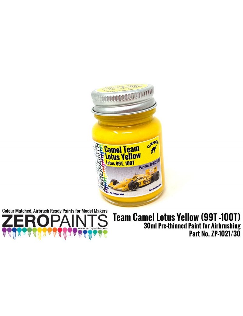 ZP - Team Camel Lotus Yellow (99T -100T) Paint 30ml  - 1021/30