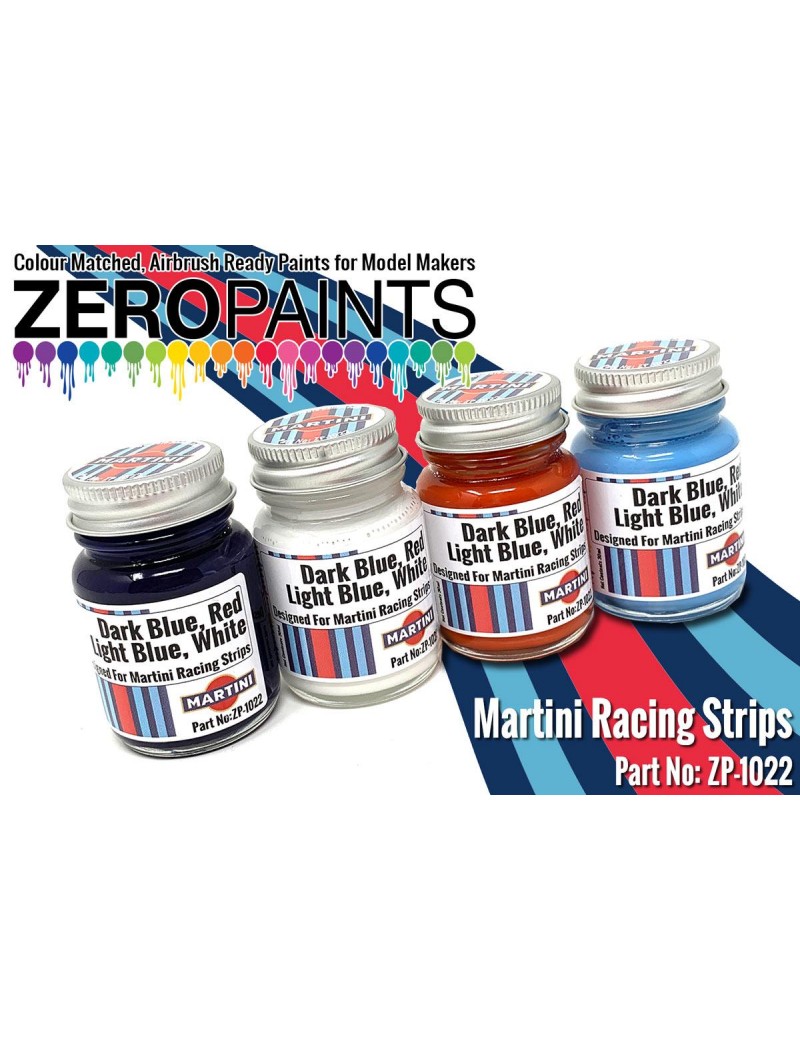 ZP - Martini Racing Color Paint Set 4x30ml  - 1022