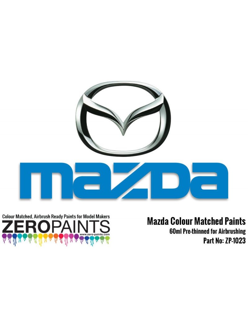 ZP - Colour Matched Mazda Paint 60ml  - 1023