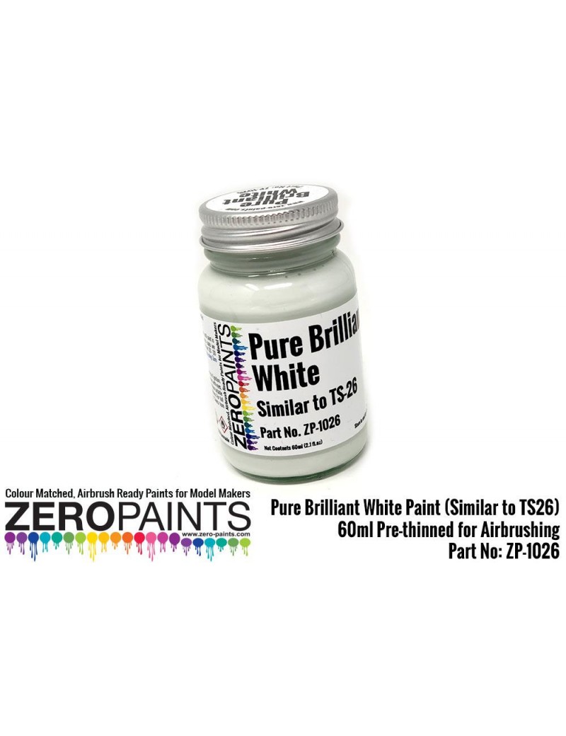 ZP - Pure Brilliant White Paint (Similar to TS26) 60ml  - 1026