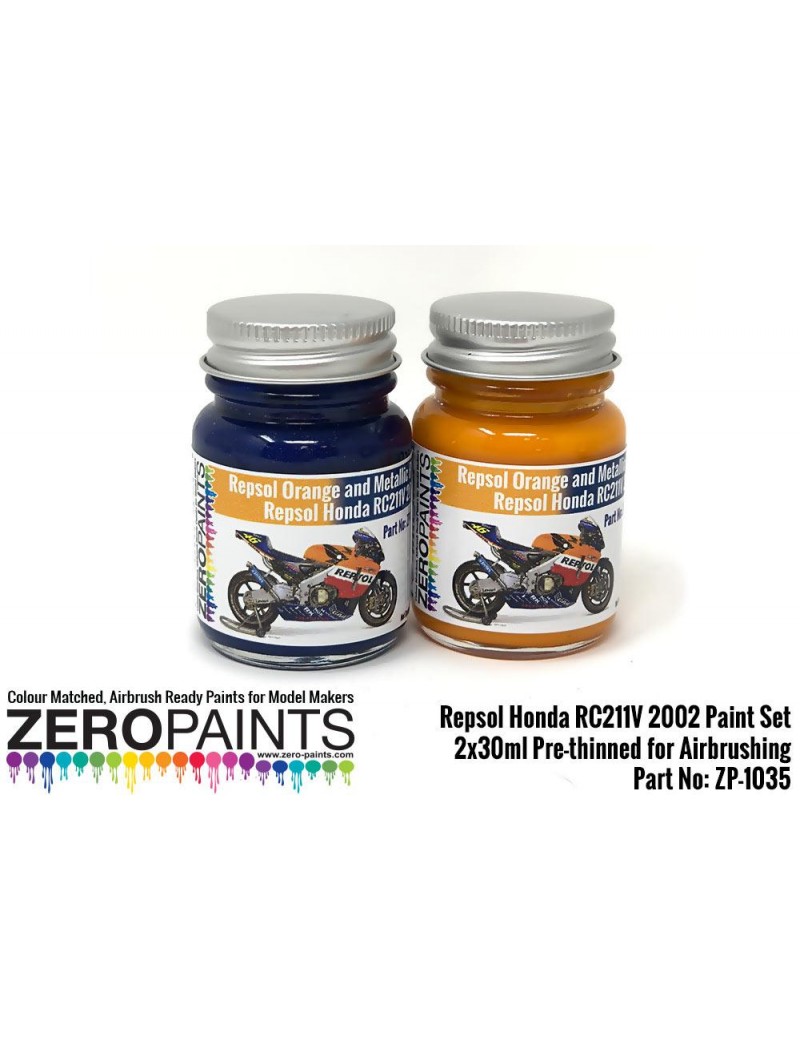 ZP - Repsol Honda RC211V 2002 Paint Set 2x30ml  - 1035