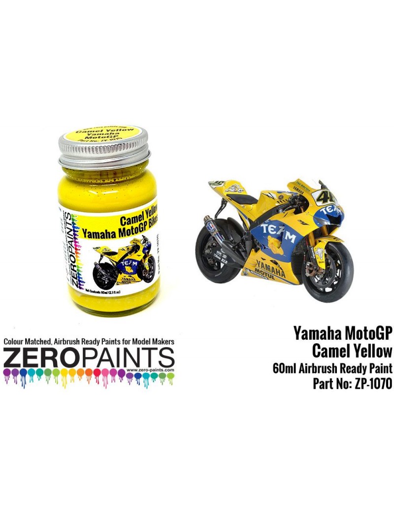 ZP - Yamaha YZR-M1 Camel Yellow Paint MotoGP Bikes 60ml  - 1070