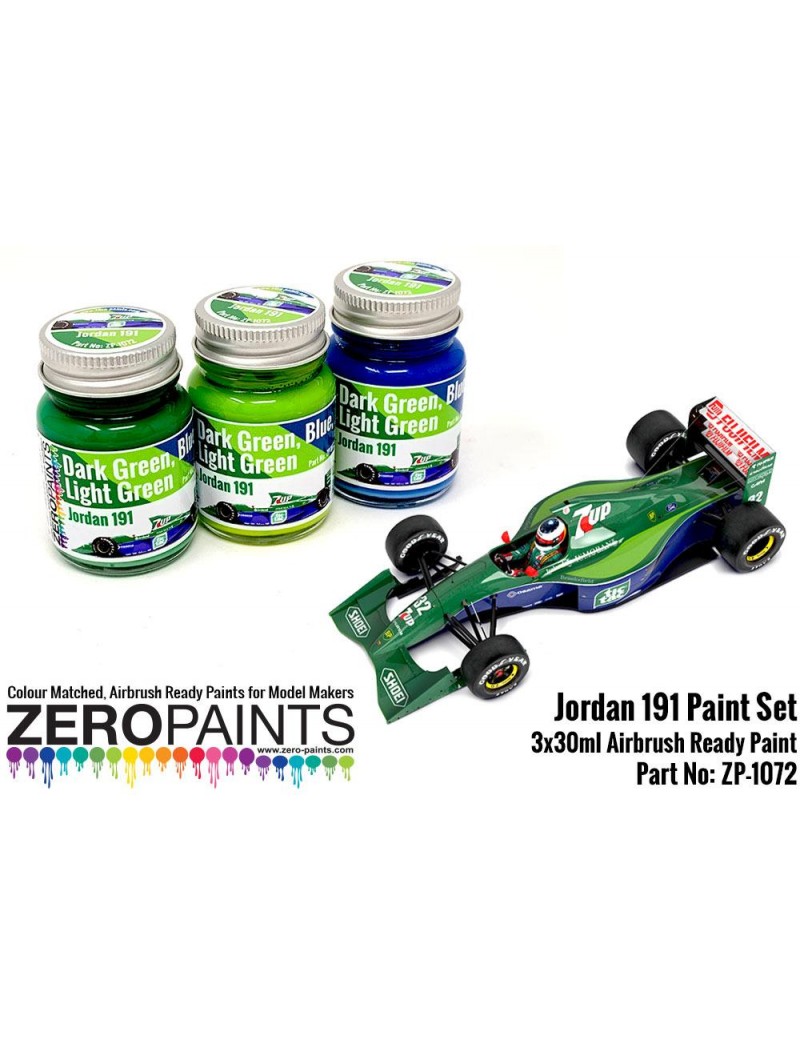 ZP - Jordan 191 Formula 1 Paint Set- 3x30ml - 1072