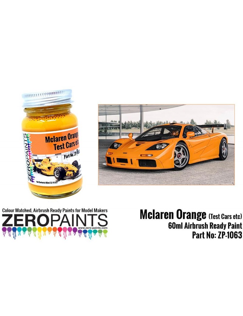 ZP - Mclaren Orange Paint 60ml  - 1063