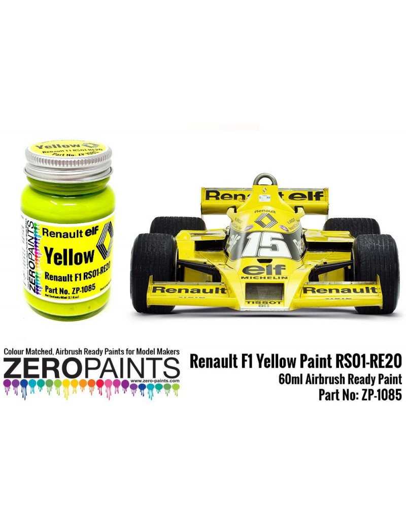 ZP - Renault F1 Yellow Paint RS01-RE20 60ml  - 1085