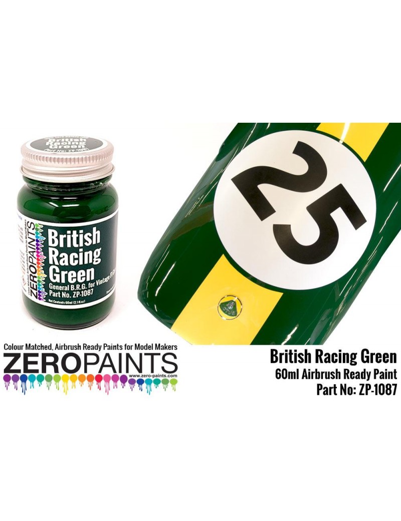 ZP - British Racing Green - BRG (Solid) Paint 60ml  - 1087