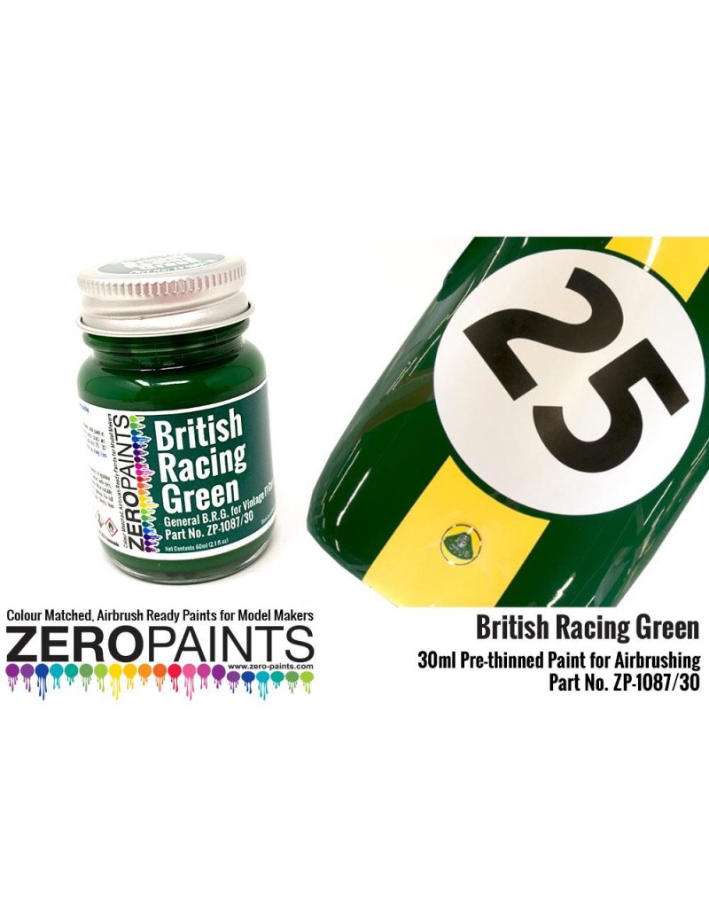 ZP - British Racing Green - BRG (Solid) Paint 30ml  - 1087-30