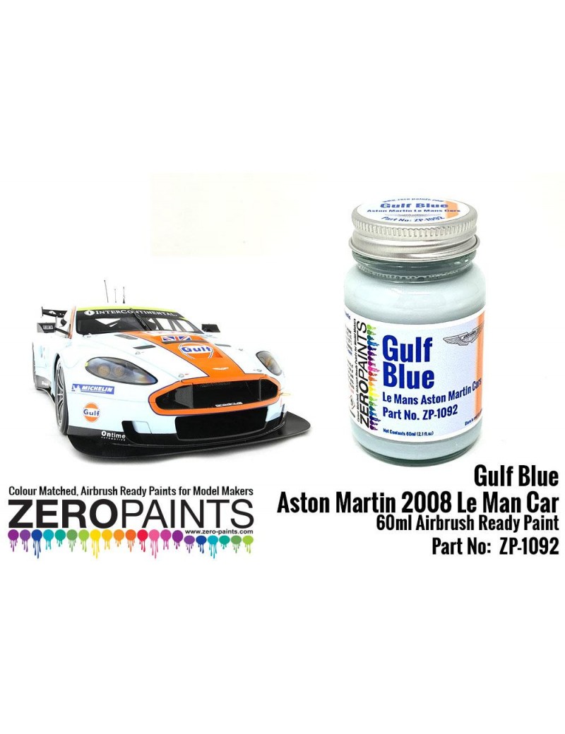 ZP - Aston Martin Le Mans Gulf Blue Paint 60ml  - 1092