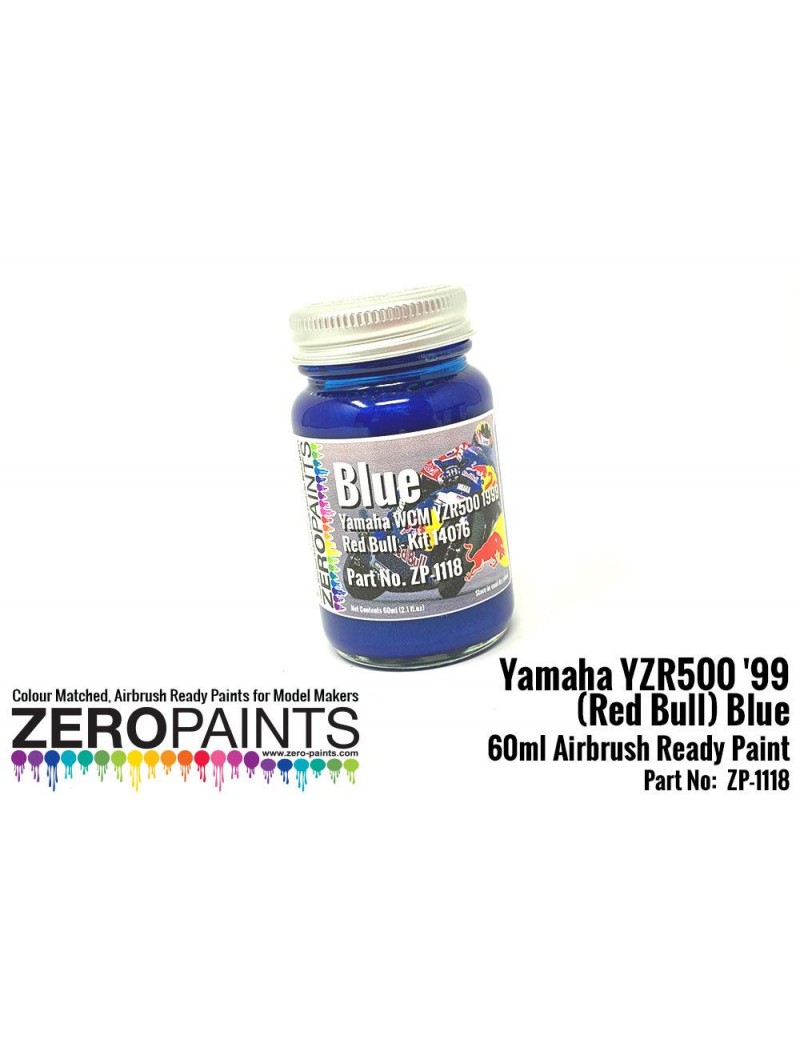 ZP - Yamaha YZR500 '99 (Red Bull) Blue Paint 60ml  - 1118