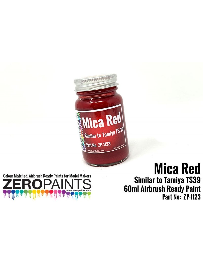 ZP - Mica Red Paint (Similar to TS39) 60ml  - 1123