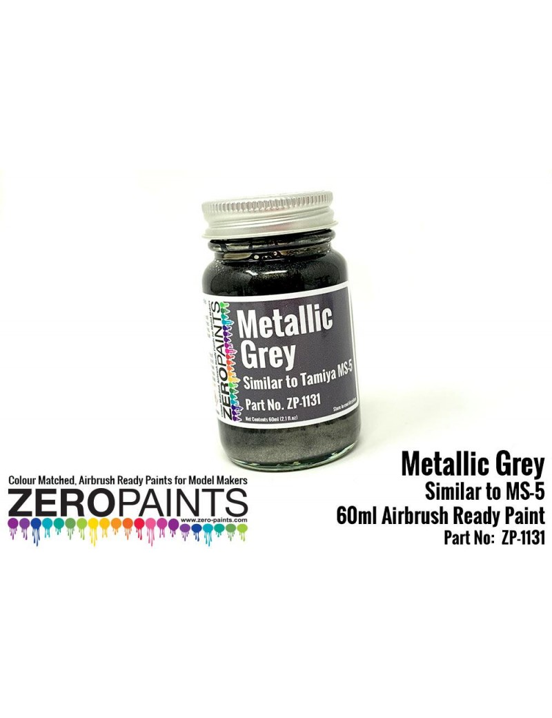 ZP - Metallic Grey Paint (Similar to MS5) 60ml  - 1131