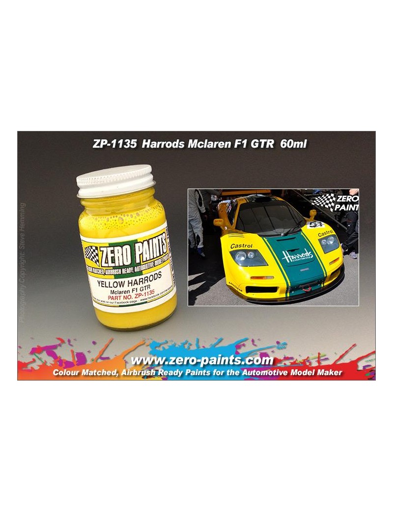 ZP - Mclaren F1 GTR Harrords Yellow Paint 60ml  - 1135