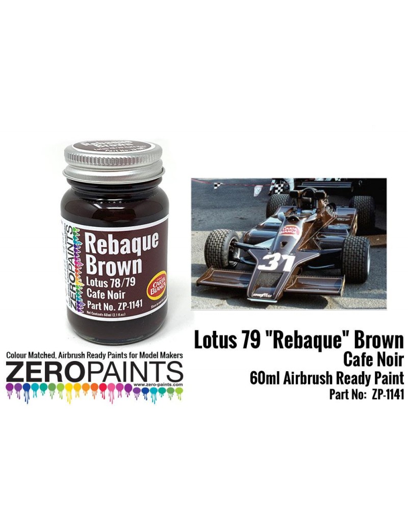 ZP - Lotus 79 Rebaque Brown Paint 60ml  - 1141