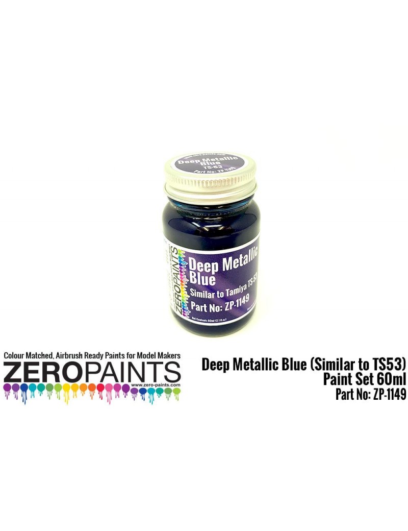 ZP - Deep Metallic Blue (Similar to TS53) Paint Set 2x30ml  - 1149