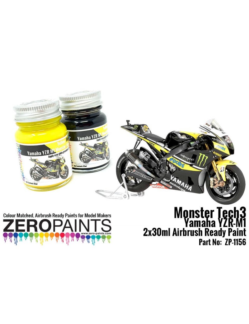 ZP - Monster Tech3 Yamaha YZR-M1 Paint Set 2x30ml  - 1156