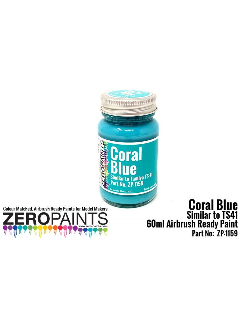 ZP - Coral Blue Paint (Similar to TS41) 60ml  - 1159