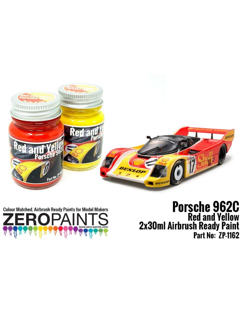 ZP - Porsche 962C Shell Paint Set 2x30ml  - 1162