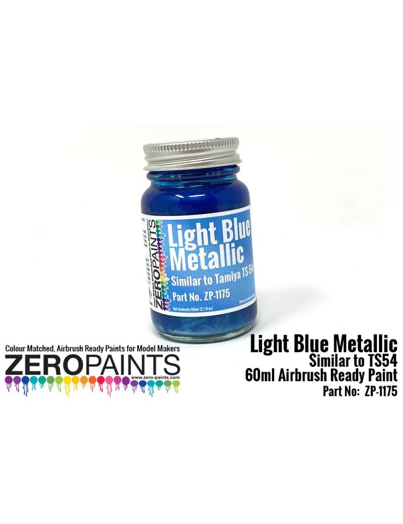 ZP - Light Metallic Blue Paint (Similar to TS54) 60ml  - 1175