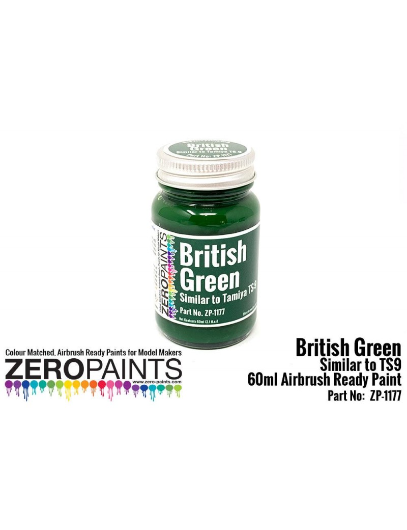 ZP - British Green Paint (Similar to TS9) 60ml  - 1177