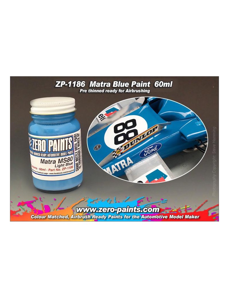 ZP - Matra MS80 Light Blue Paint 60ml  - 1186