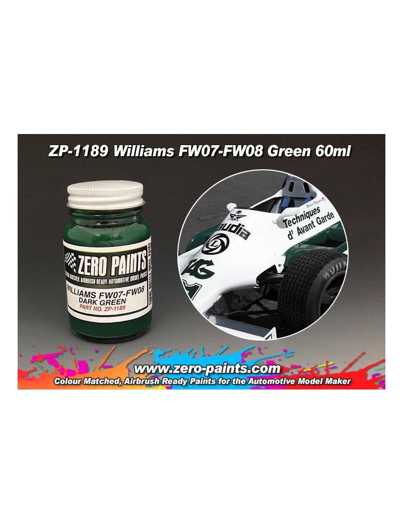ZP - Williams FW07-FW08 Green Paint 60ml  - 1189