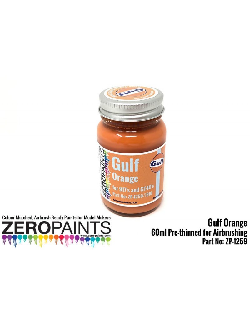 ZP - Gulf Orange Paints 60ml  - 1259