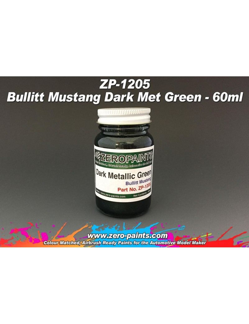 ZP - Bullit Mustang - Dark Met Green Paint 60ml  - 1205