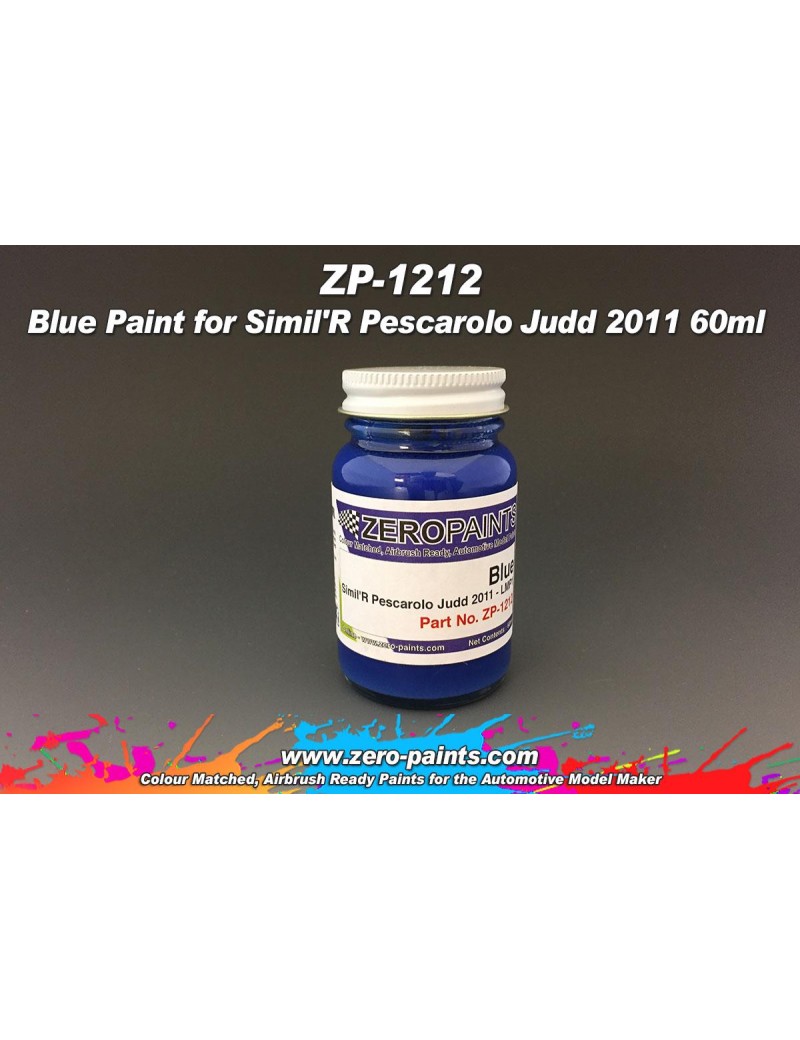 ZP - Blue Paint for Simil'R Pescarolo Judd 2011 60ml  - 1212