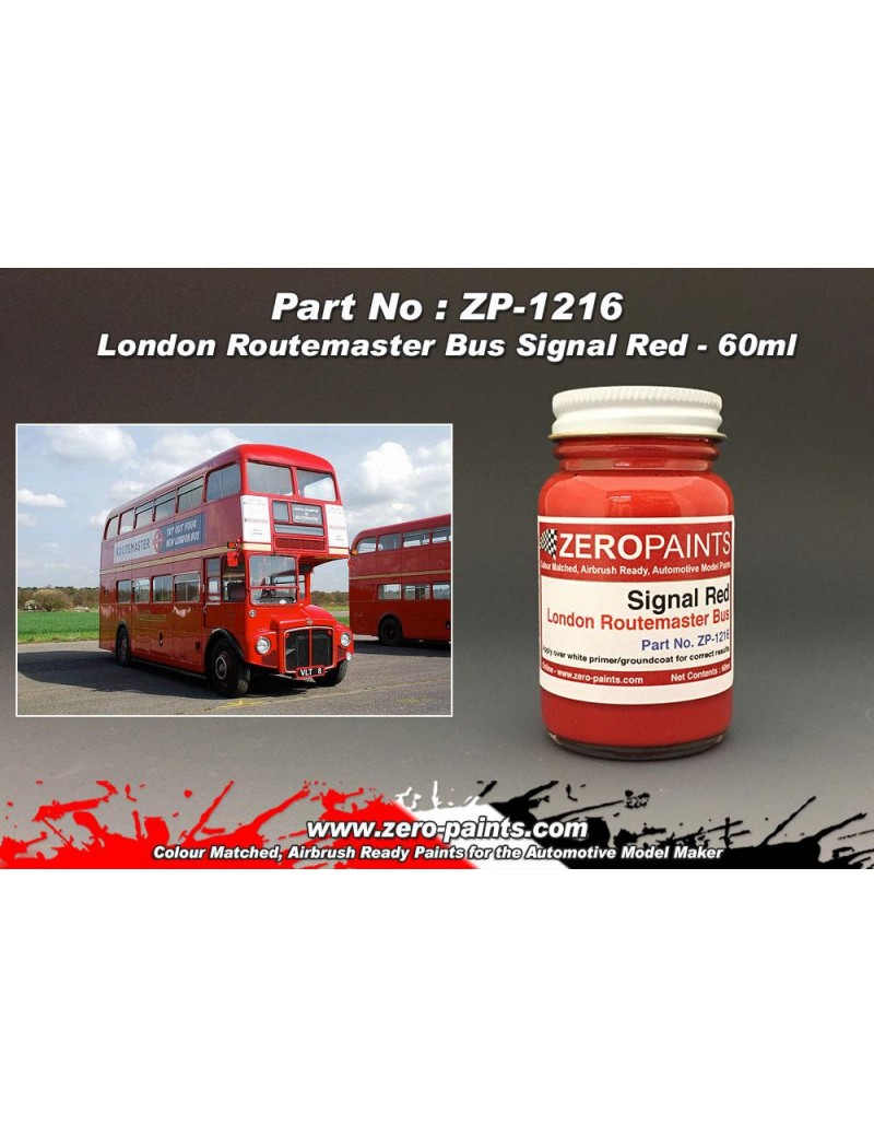 ZP - London Routemaster Bus Red Paint 60ml  - 1216