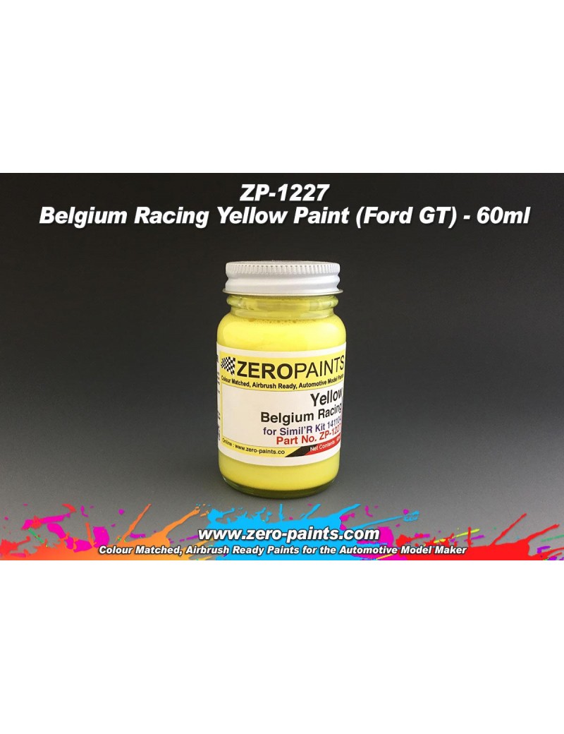 ZP - Belgium Racing Yellow Paint (Ford GT) - 60ml  - 1227