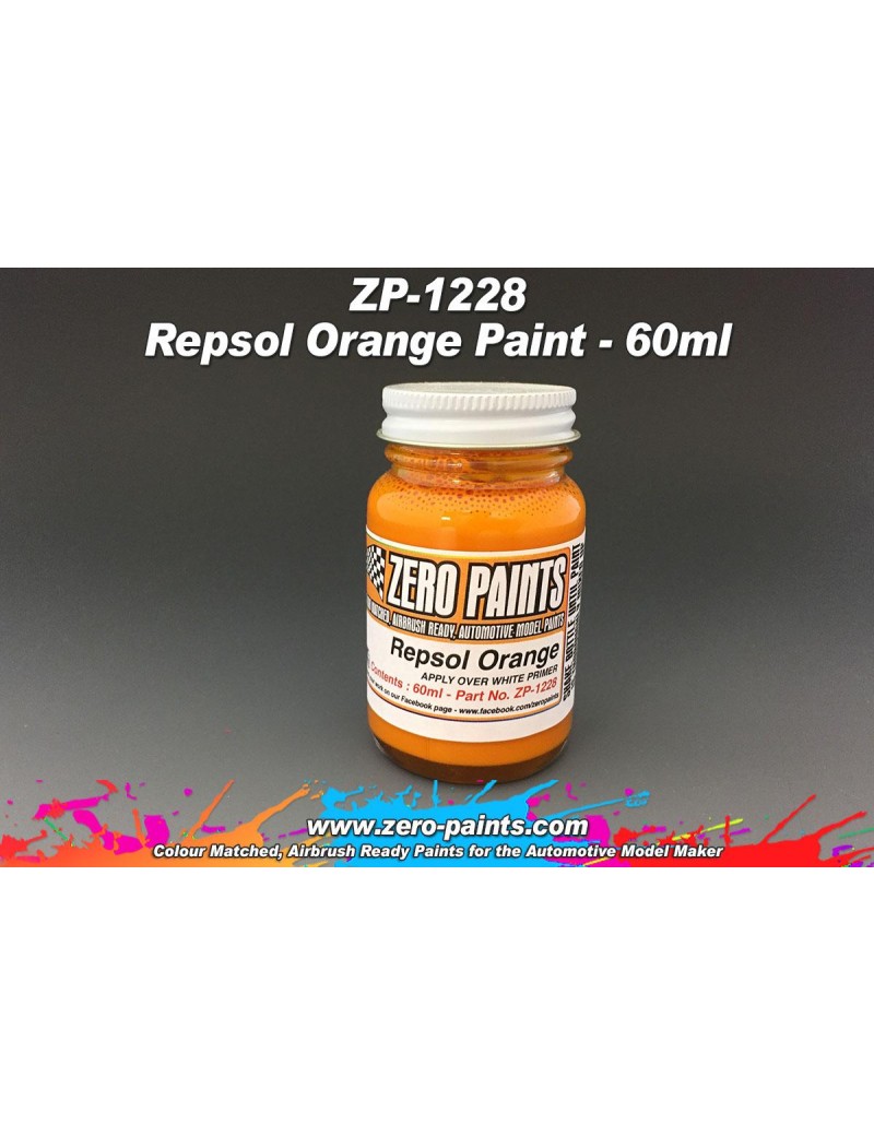 ZP - Repsol Orange Paint 60ml  - 1228