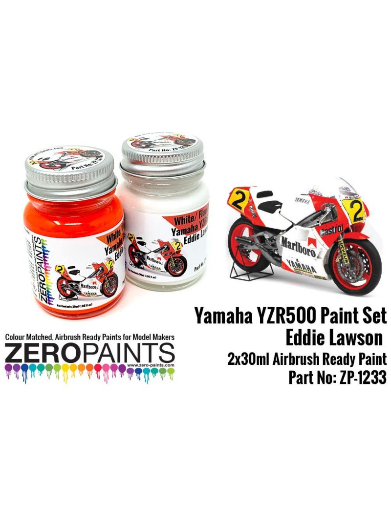 ZP - Yamaha YZR500 Eddie Lawson 2x30ml Set (for Hasegawa BK3)  - 1233