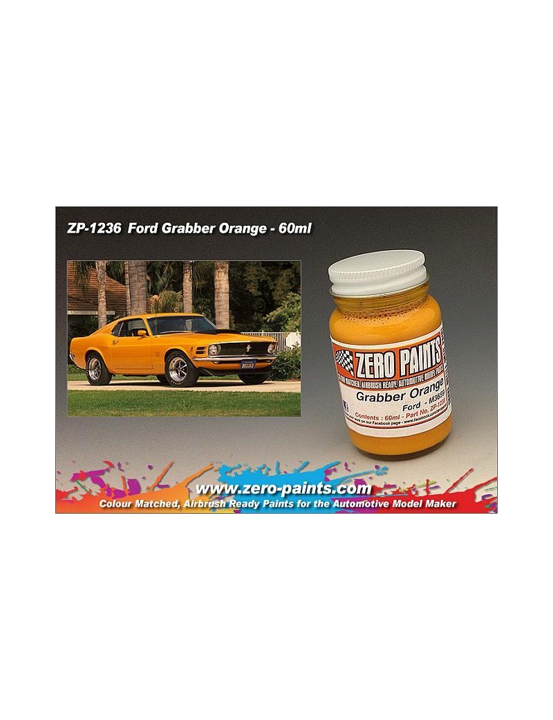 ZP - Ford Grabber Orange Paint 60ml - 1236