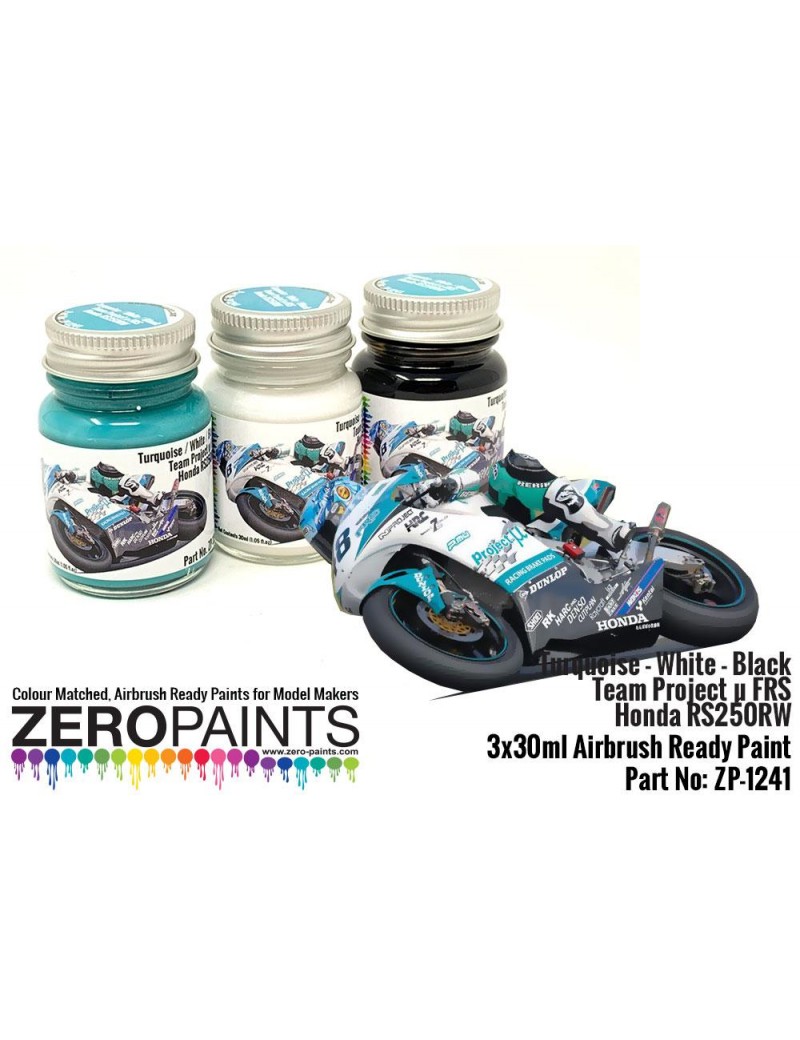 ZP - Team Project u Honda RS250RW Paint Set 3x30ml  - 1241