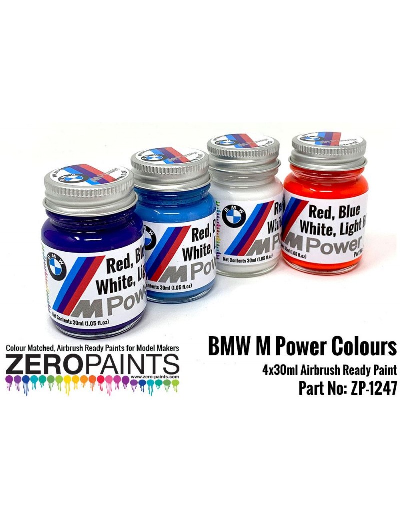 ZP - BMW M Power Colors Paint Set 4x30ml - 1247