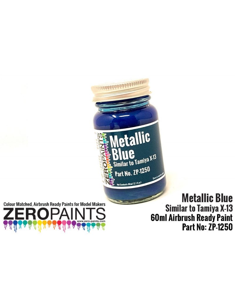 ZP - Metallic Blue Paint (Similar to Tamiya X13) 60ml  - 1250