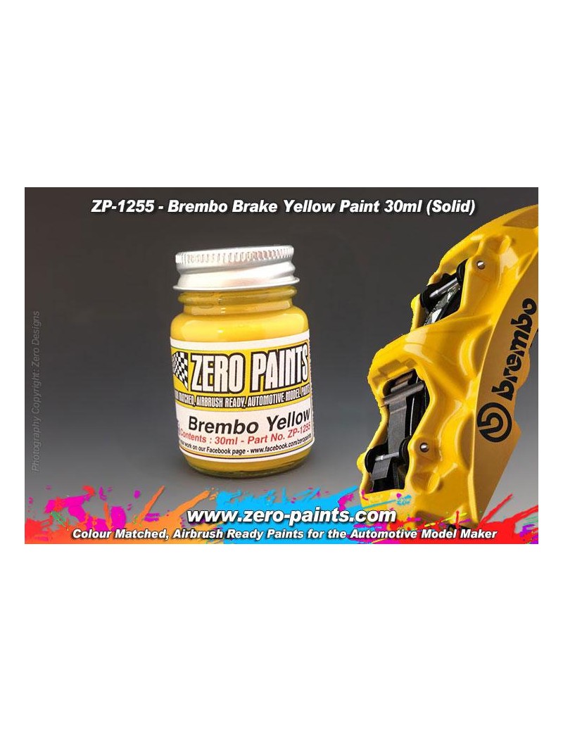 ZP - Brembo Brake Caliper Yellow Paint 30ml  - 1255