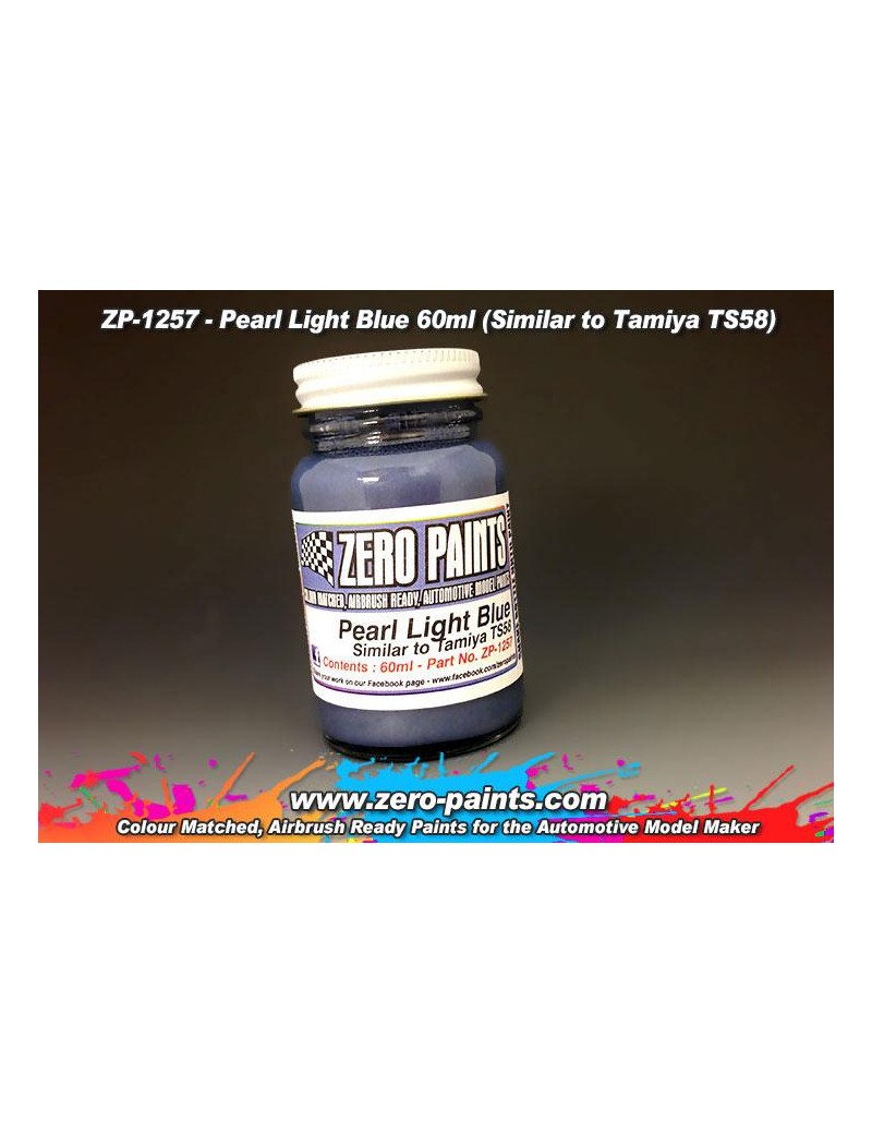 ZP - Pearl Light Blue Paint (Similar to TS58) 60ml  - 1257