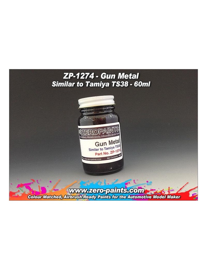 ZP - Gun Metal Paint Similar to TS38) 60ml  - 1274