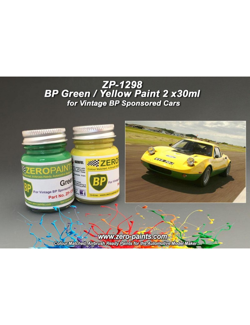ZP - BP Green and Yellow Paints - 2x30ml  - 1298