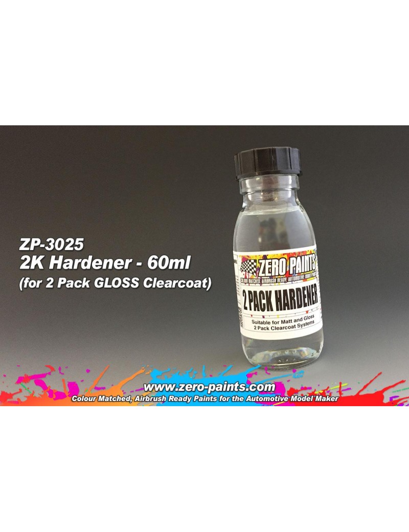 ZP - 60ml Spare Hardener for (2 Pack GLOSS Clearcoat Set ZP-3006)  - 3025