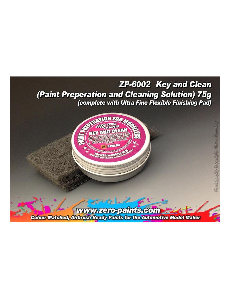 ZP - Key and Clean (Paint Preparation and Cleaning Solution) 75g  - 6002